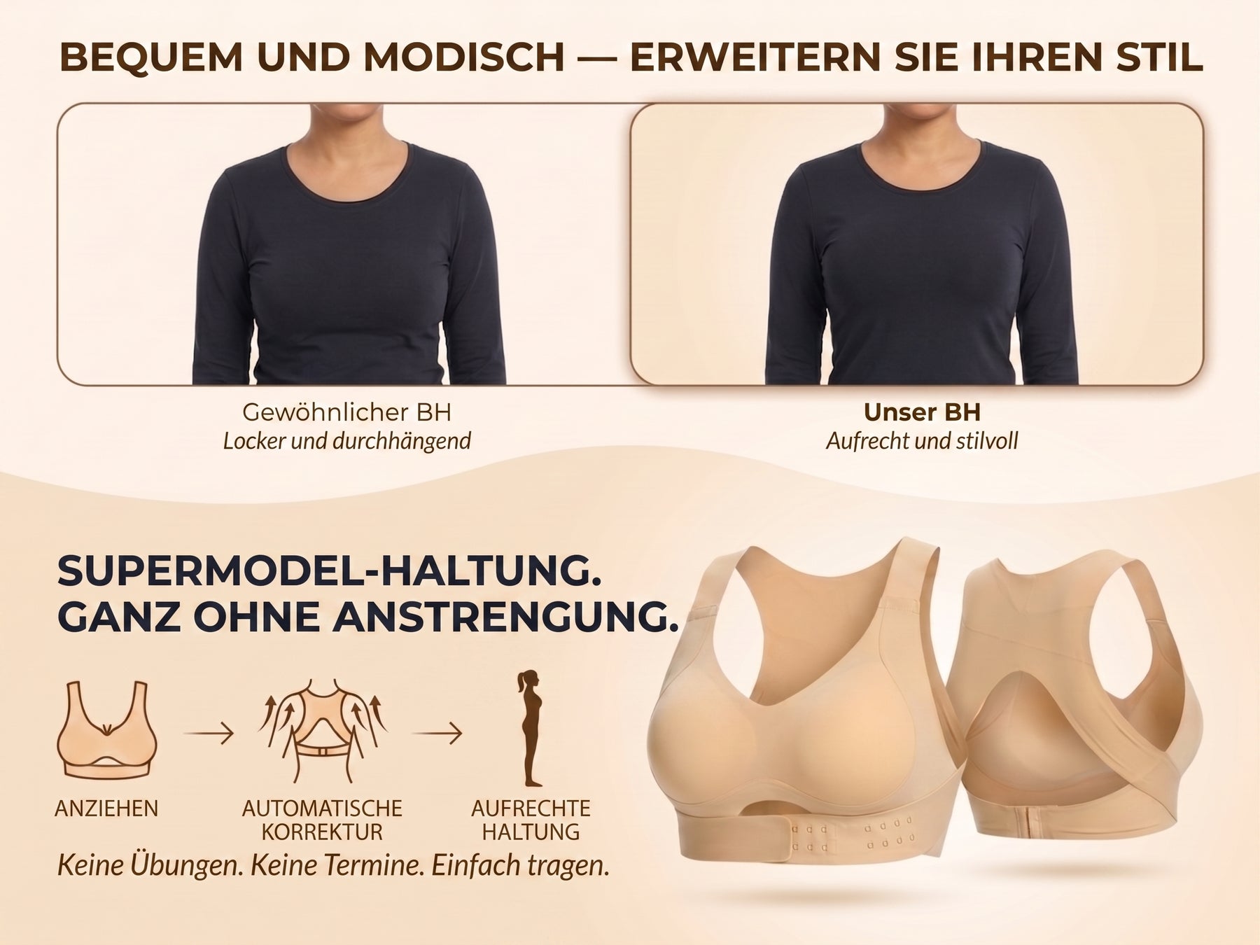 Haltungskorrektur-BH — A+ Inhalt