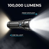 100,000 Lumens Dual Light Beam