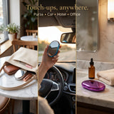 Handheld Makeup Mirror with Hair Eraser — 2-in-1 Reusable Depilation Tool
