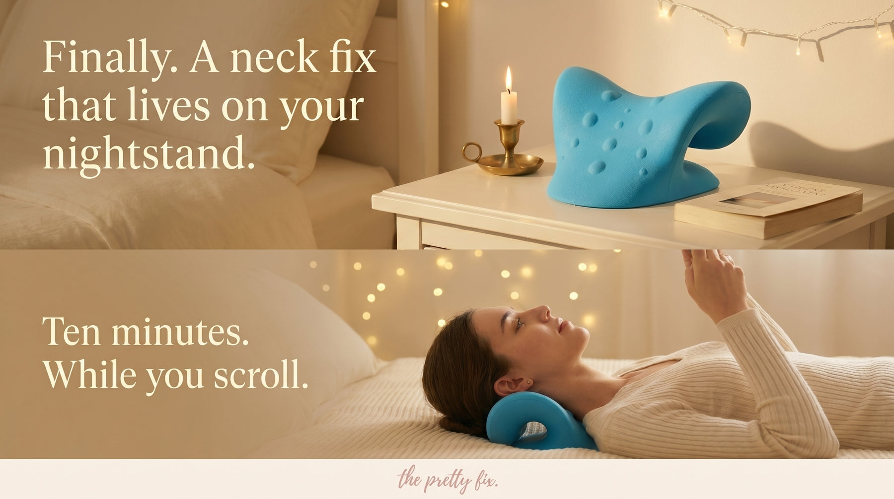 Tech Neck Sleep Pillow — A+ Content