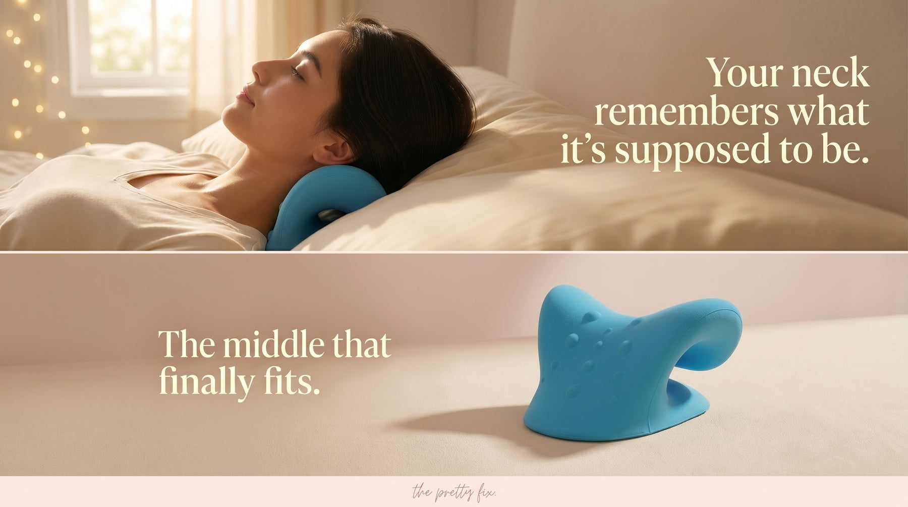 Tech Neck Sleep Pillow — A+ Content