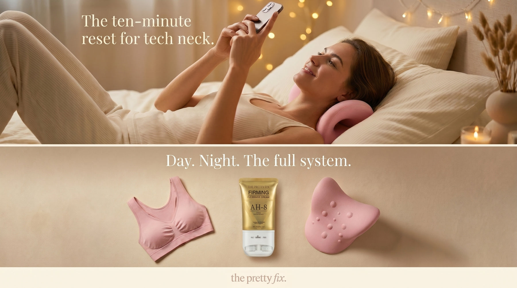 Tech Neck Sleep Pillow — A+ Content