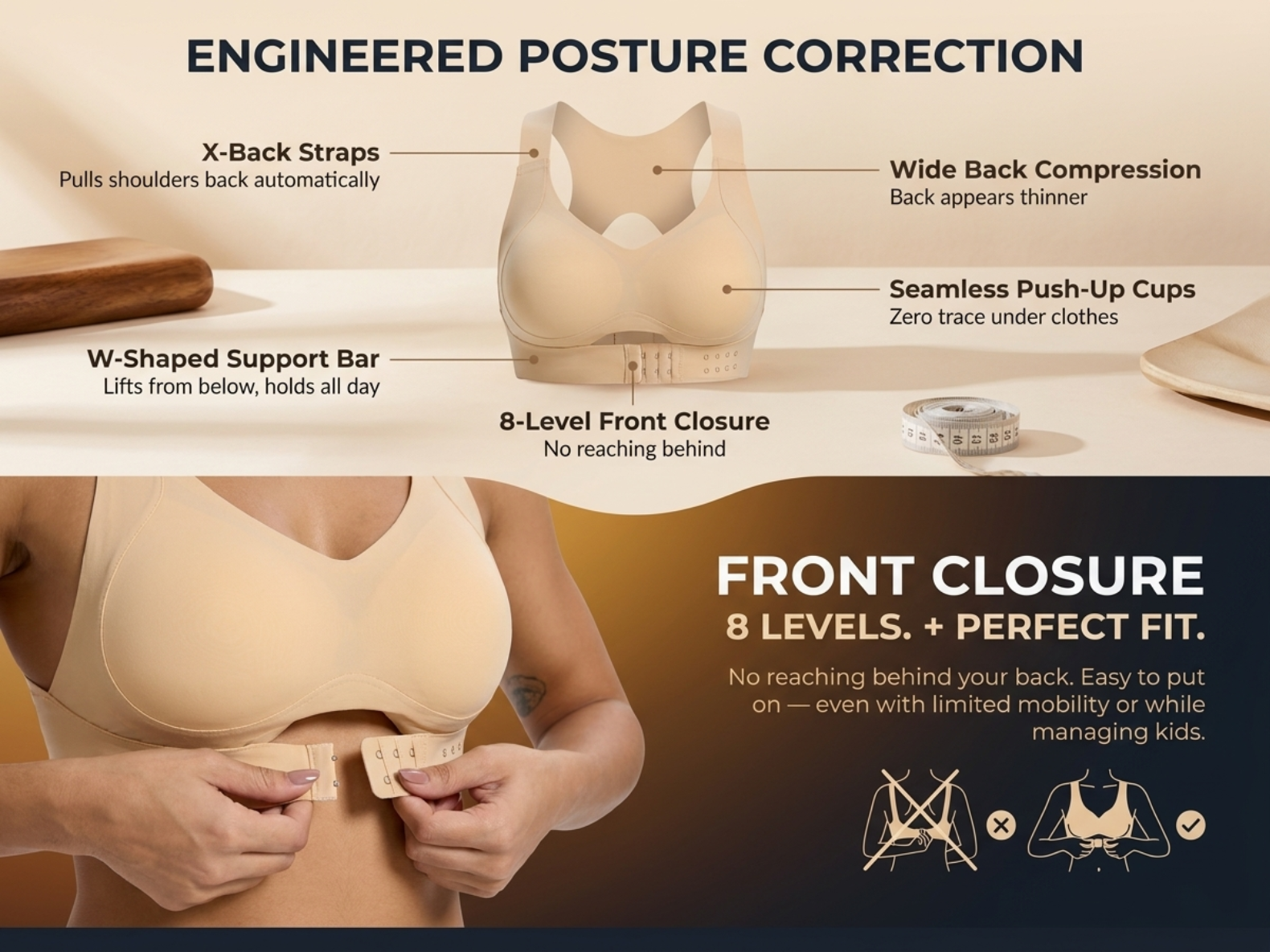 Posture Corrective Bra — Full A+ Content