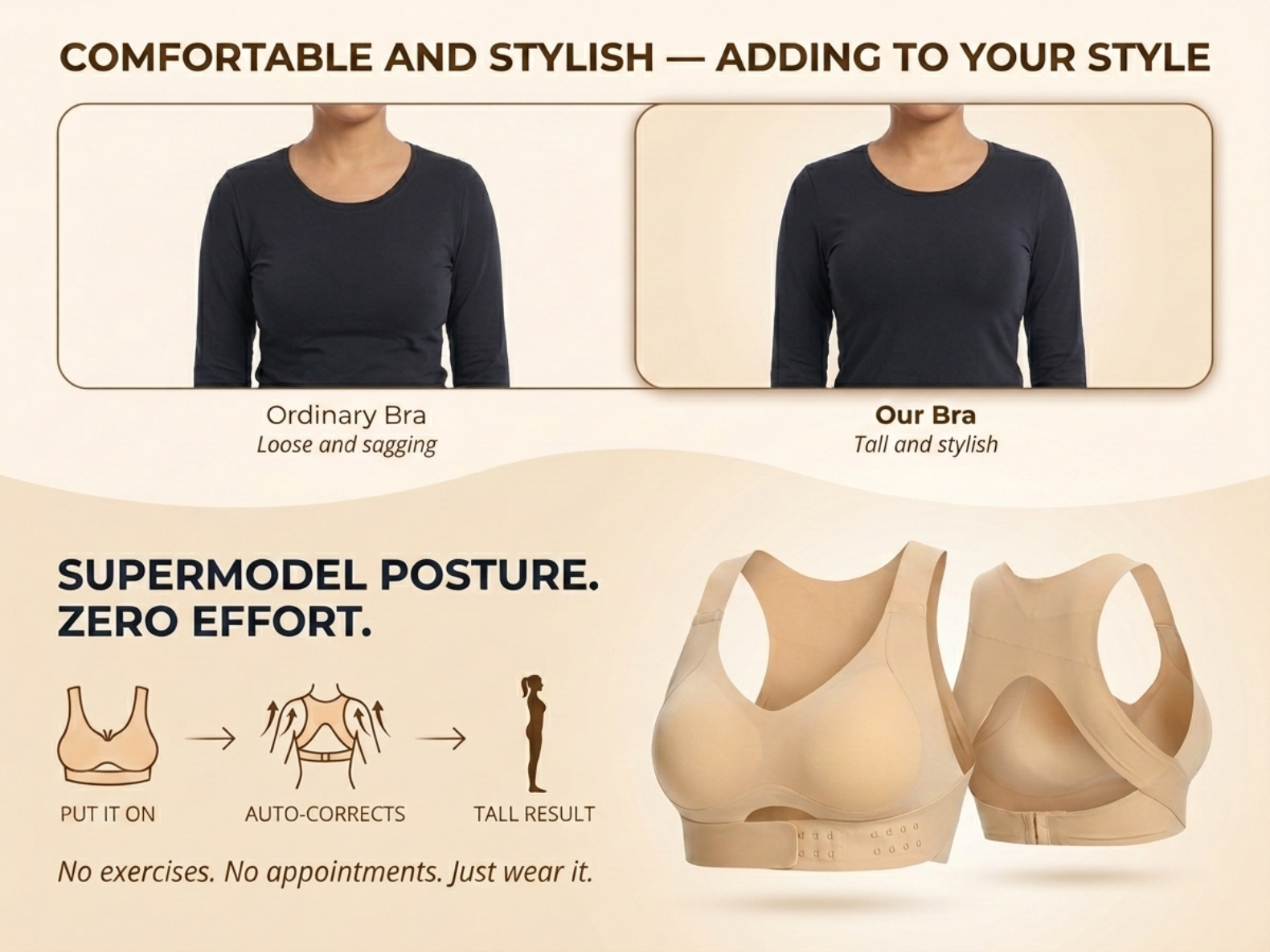 Posture Corrective Bra — Full A+ Content
