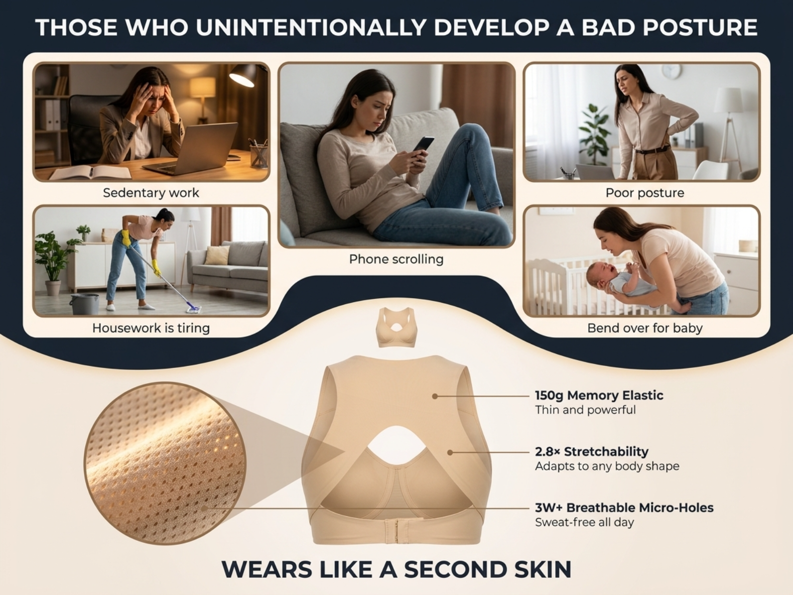 Posture Corrective Bra — Full A+ Content