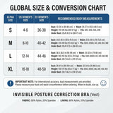 Posture Corrective Bra Size Chart